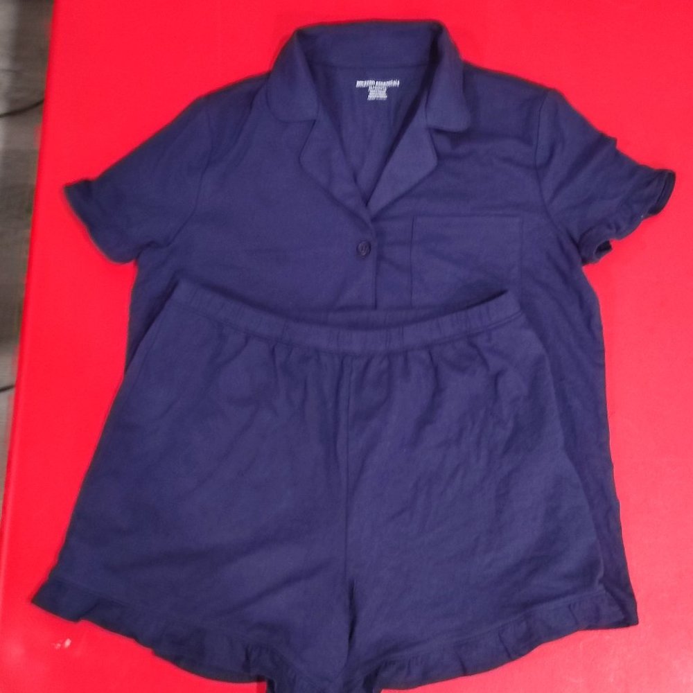 Amazon Essentials navy blue short pyjama women's size XS NWOT